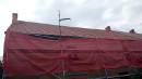 Remont dachu na świetlicy w Czerwonym Kościele