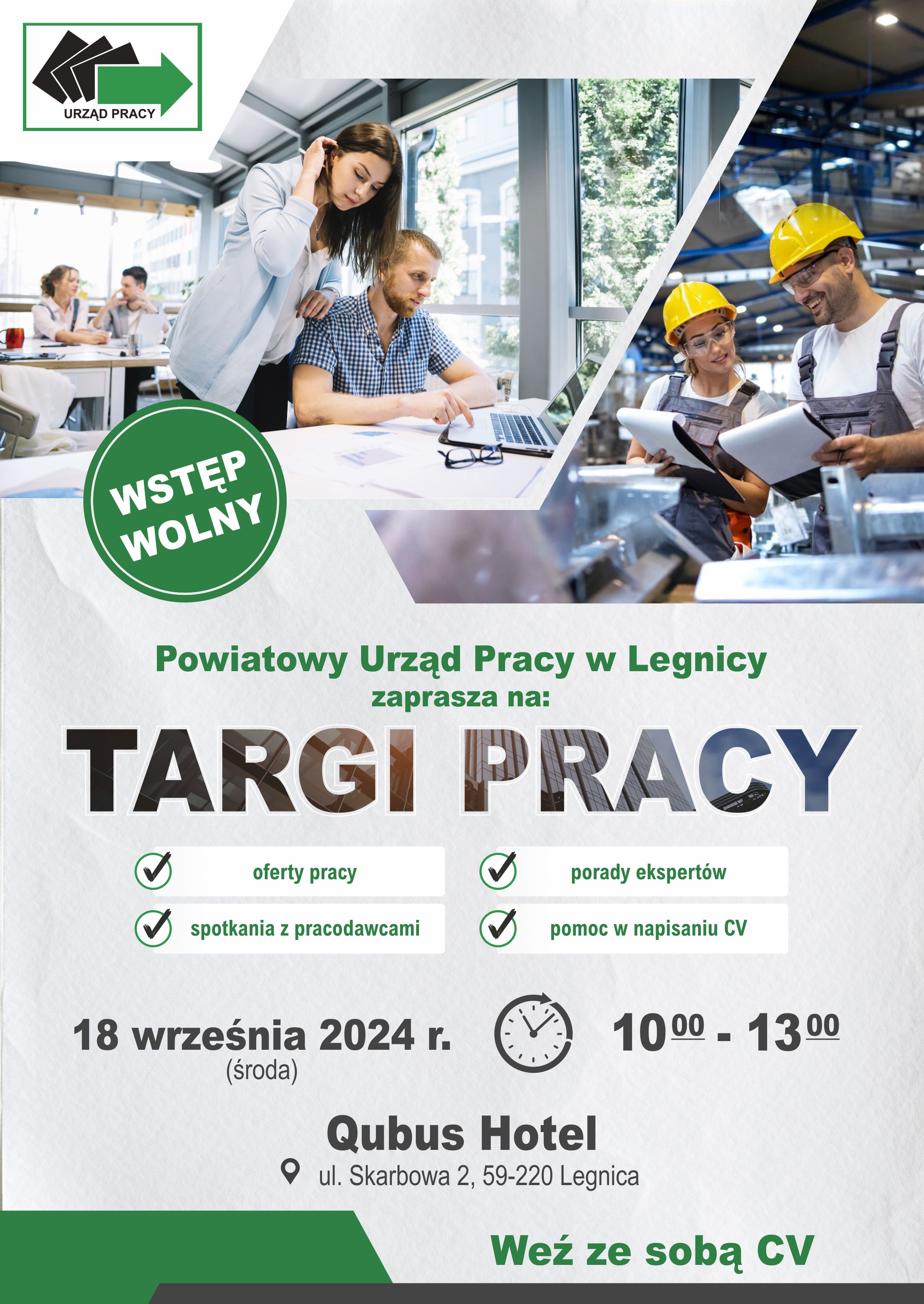 PLAKAT Targi Pracy 18 09 2024