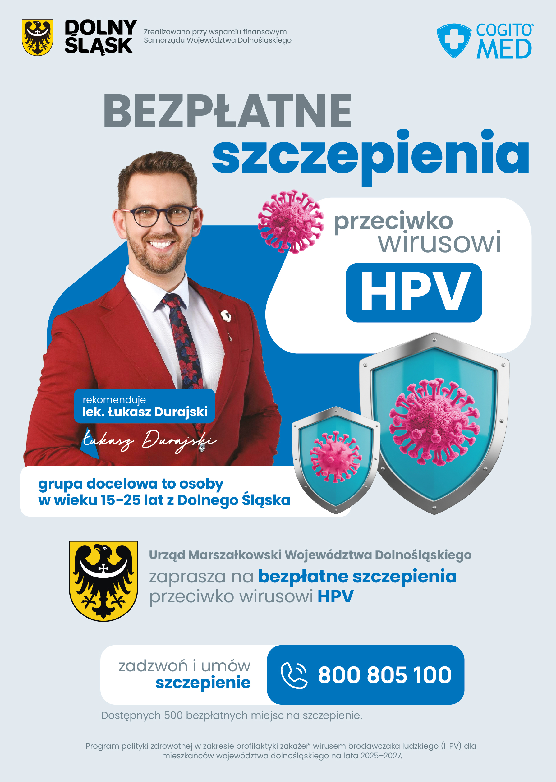 Plakat Szczepienie HPV