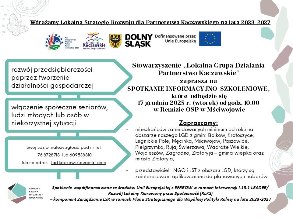 zaproszenie plakat szkolenie nabory