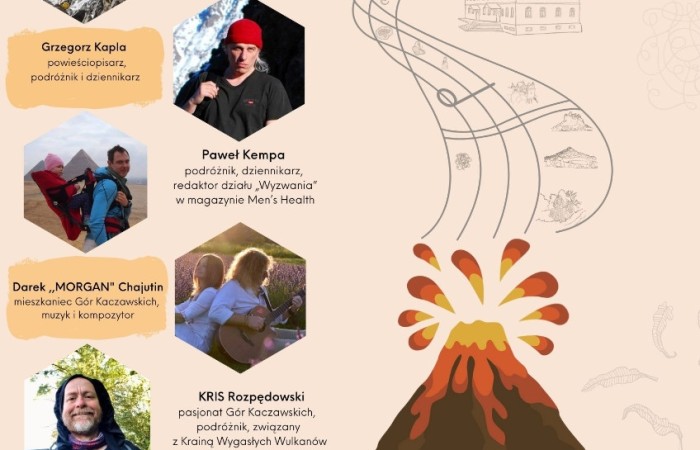 Plakat reklamujący Piknik Budzimy wygasłe wulkany