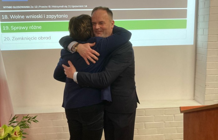 Pożegnanie Pani Kierownik przez Wójta