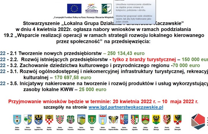 plakata reklamujący nabór na nowe fundusze europejskie