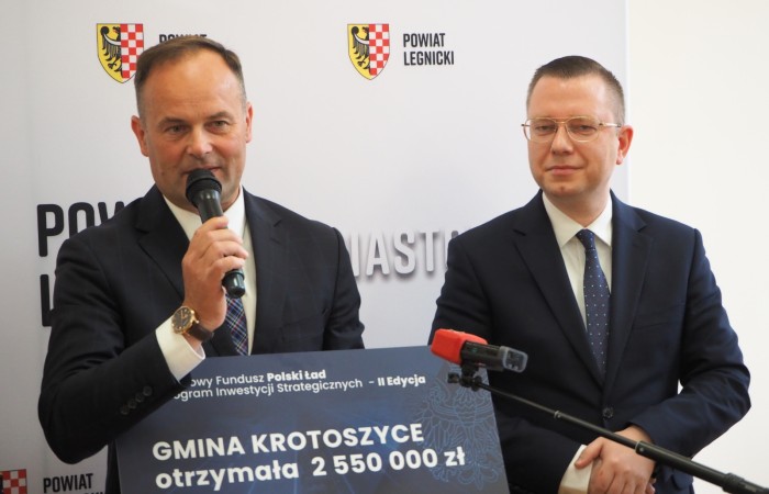 Przemowa Wójta po otrzymaniu czeku